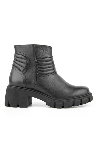 Muya Keiih 6 Point Anatomical Sole Heel Spur Genuine Leather Women's Boots