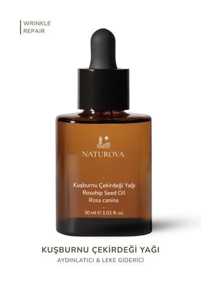 NATUROVA Kuşburnu Çekirdeği Yağı Soğuk Sıkım %100 Saf 30 Ml