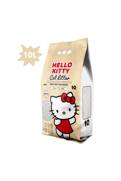 Hello Kitty فضلات القطط من بي تي إي إن فان، 10 لتر، برائحة طبيعية