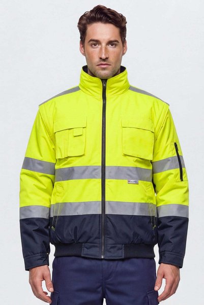 CERVA Clovelly Pilot Mont (Neon Sarı/Lacivert)