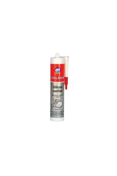 Golden Silicon sanitar transparent 280 ml (24 buc/cutie)