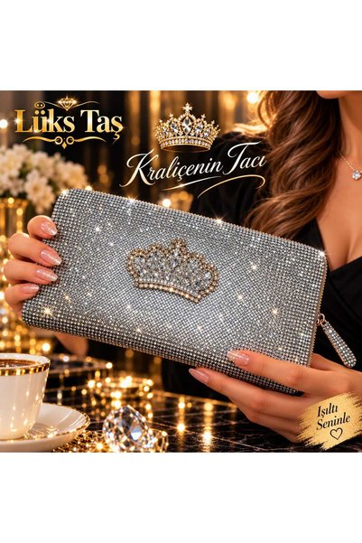 Lüks Taş Taşlı Cüzdan
