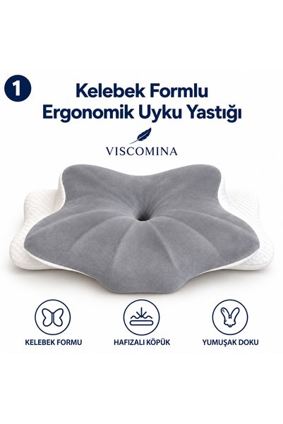 Viscomina Boyun Destekli Ortopedik Yastık 60x40-13cm