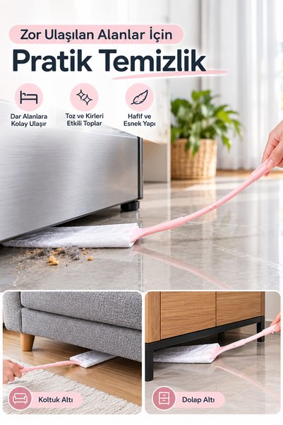 KUSTAR Interface Cleaning Apparatus Under the Refrigerator Under the Laundry ...
