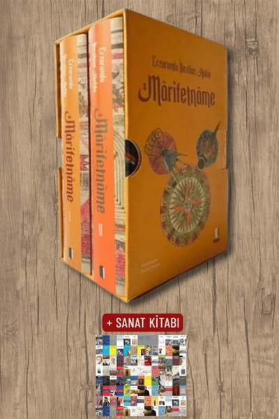 Kapı Yayınları Mârifetnâme 1-2 (Ciltli - Kutulu Set) / Erzurumlu İbrahim Hakkı + Sanat Kitabı