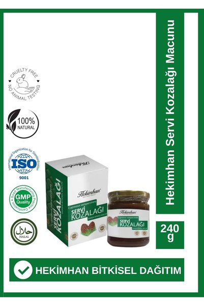 hekimhan bitkisel şifalı bitkiler dünyası Çam Kozalağı (SERVİ) Macunu 240g
