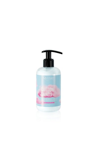 Quickgel Cotton Candy Ενυδατική κρέμα χεριών και σώματος 300ml