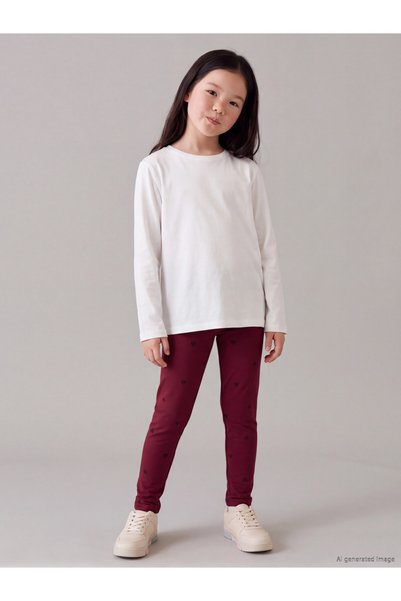 LC Waikiki I Heart Printed Girls' Leggings from Freezen Store