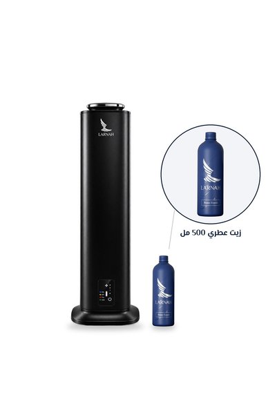 Larnah جهاز تعطير فاخر للفلل والقصور والفنادق – ستاند أرضي LT2500 – أسود + زي...