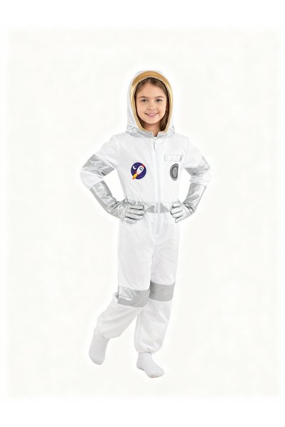 KanatGo Costum de astronaut pentru fetiță – Aventura în spațiu - Avion cu cadou