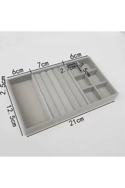 Choice 3 in 1 Tray New Jewelry Organizer Velvet Jewelry Storage Tray Display ...