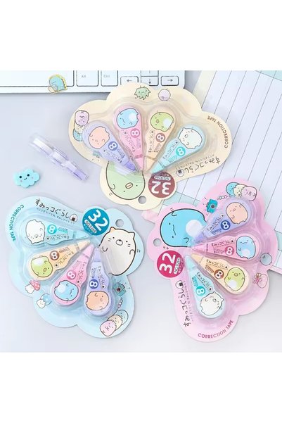 Choice Randomly send colors 4 packs Corner biology correction with cartoon de...