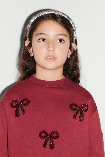 H&M Aplikeli Sweatshirt