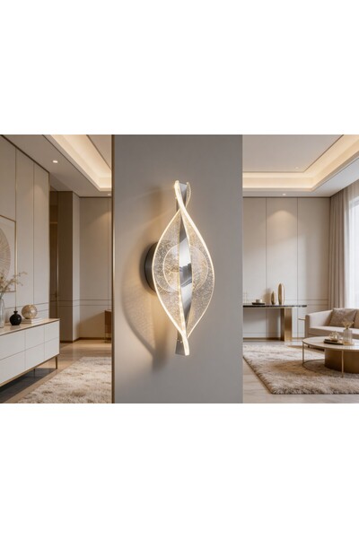 DizaynLED Sarmal Işıltı Model Duvar Aplik & Led Aydınlatma & Duvar Lambası El...