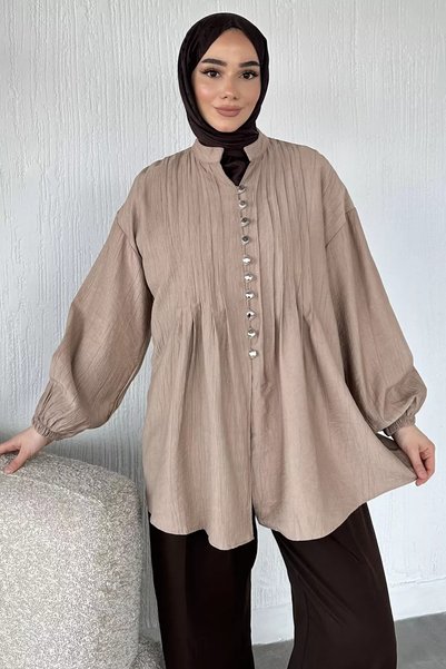 TOZLU تونيك حجاب بأزرار