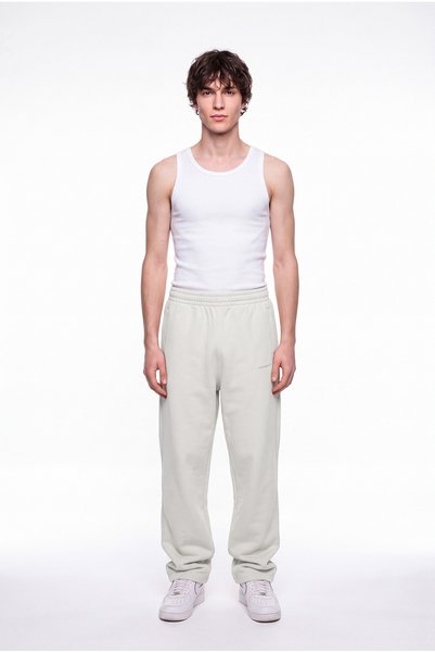 Machinist Men's Basic Diagonal Baggy Sweatpants Space Gray