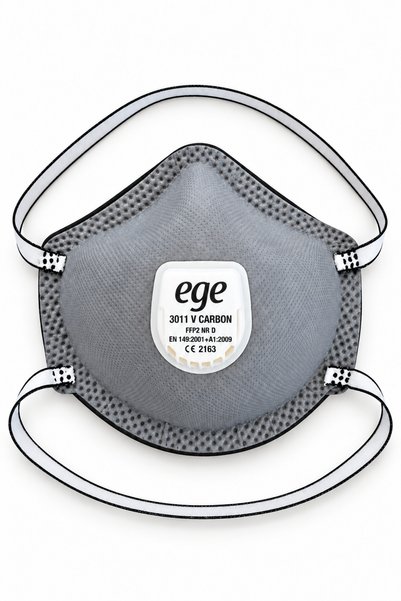 EGE MASKE EGE 3011 V FFP2 NR D Aktif Karbon Ventilli Toz ve Solunum Maskesi 10 Adet