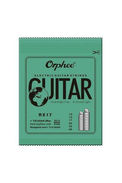 Choice1 مجموعة أوتار الجيتار الكهربائي RX17 Orphee من سلسلة RX ذات الشكل السد...