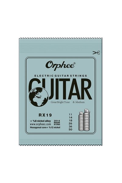 Choice مجموعة أوتار جيتار كهربائي RX19 Orphee من سلسلة RX مصنوعة من الفولاذ ا...