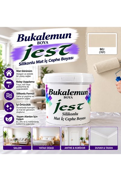 Bukalemun Jest Silikonlu Mat İç Cephe Boyası 1 Kg