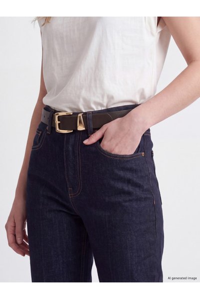 LC Waikiki Artificial Leather Women's Belt from Uzg Store for Style Enthusiasts