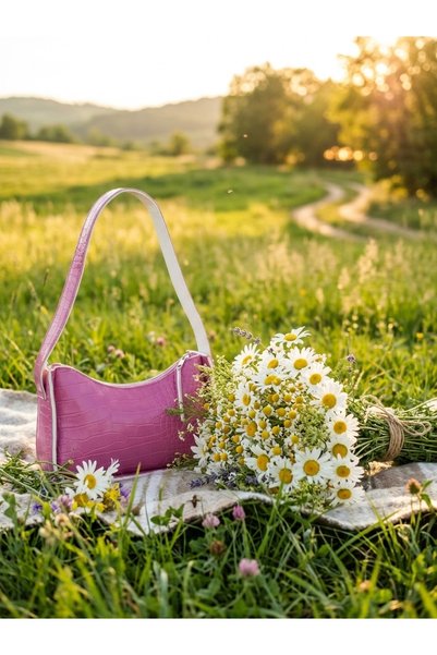 YMZBAG Fusha ženske cipele Croco Sa deznom Baget torba