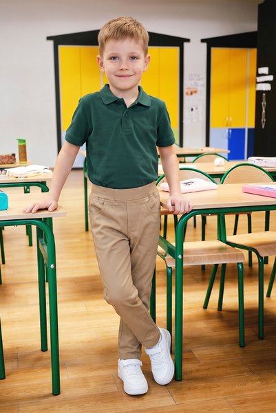 Fulla Moda Beli Bağcıklı Gabardin Kumaş Unisex Çocuk Pantolon