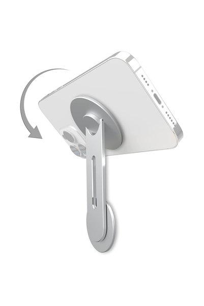 Choice1 Silver Continuity Flip iPhone Laptop Mount Slim Magnetic Phone Holder...