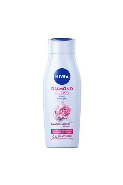 NIVEA Sampon Nivea Diamond Gloss Care pentru par normal spre lipsit de vitali...