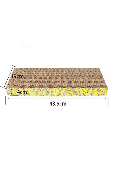 Choice Straight plate Cat Toys cat scraper sharpening claw cardboard corrugat...