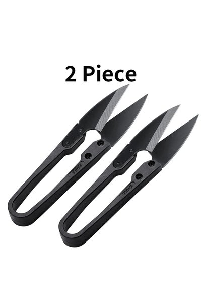Choice Black 2 Pieces WUTA Antirust Thread Scissors Cutter Sewing Scissors Pr...