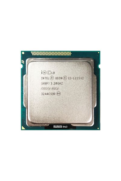 Intel Xeon E3 1225 V2 E3-1225V2 Used 3.2 GHz Quad-Core Quad-Thread 8M 77W CPU...