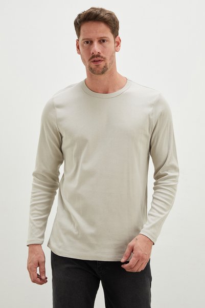 Fulla Moda Basic Bisiklet Yaka Body