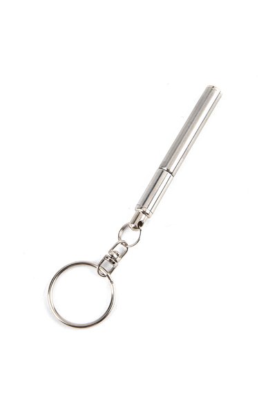 Choice 1PC 6.3cm Portable Telescoping Tool Pen Metal Key Ring Creative Stainl...
