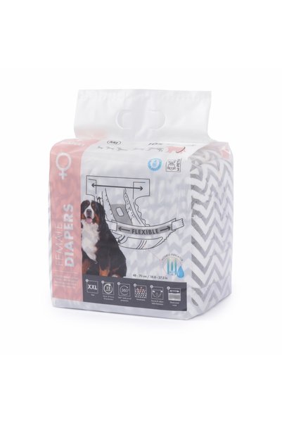 M-PETS Diapers Dişi Köpek Külotu Xxl 10 Adet