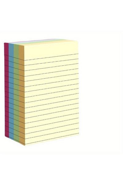 Choice1 large A Copy One Hundred Pages Self-Stick Lined Notes, Colorful Porta...