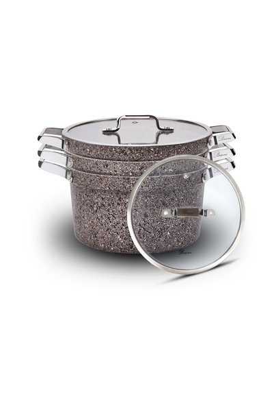 Brioni Stone-Age Flex Stone Terra 22 cm 5 Parça Yanmaz Yapışmaz Çizilmez İndü...