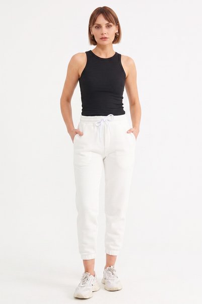 Fulla Moda 3 Threaded Jogger Sweatpants with Elastic Waistband