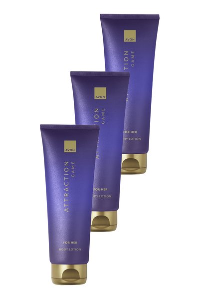 AVON 125 ml.Triple Set - Attraction Game Body Lotion