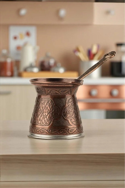 Elista 4 No. Nickel Patterned Stainless Steel Cast Coffee Pot Suitable for In...