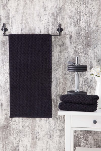 eumenia 30x90 Cm Kare Desen Spor Havlusu