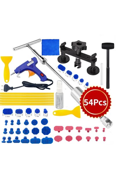 Choice4 Set 5-54Pcs Auto Paintless Dent Repair Tools EU/US Glue Gun Car Dent ...