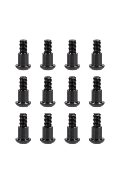 Choice Black 12PCS M3x4x10mm Incision Kingpin Shoulder Screws for Axial SCX10...