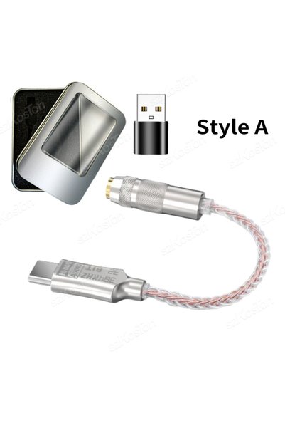 Choice محول صوت طراز ALC5686 USB-C إلى 3.5 مم ومضخم صوت سماعة رأس ومحول رقمي ...