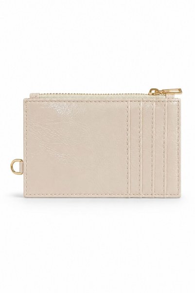 HAKKE Shiny Textured Multi-Compartment Slim Wallet