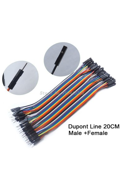 Choice3 M-F (20 سم) 40 قطعة / 120 قطعة 40 دبوس 20 سم خط دوبونت ذكر إلى ذكر + ...
