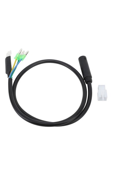 Choice 66cm Electric Bike Motor Extension Cable M6 Female 9 Pin Waterproof Ex...