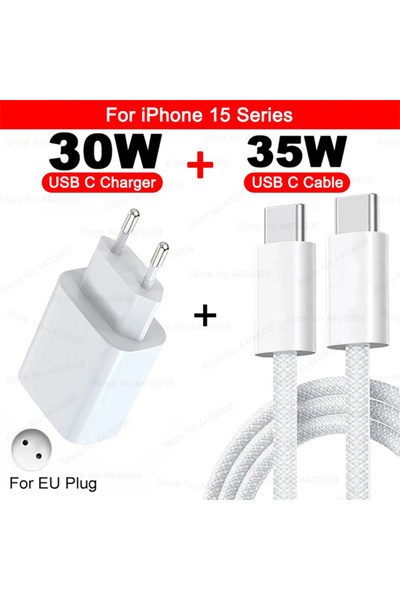 Choice شاحن سريع PD 30 وات من الاتحاد الأوروبي لأجهزة iPhone 15 Series لهاتف ...