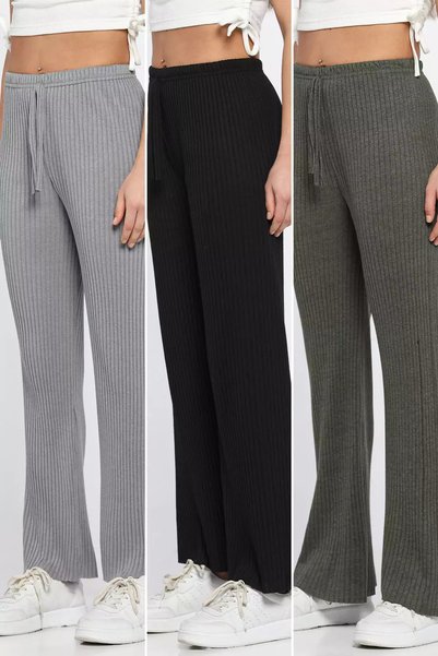 TOZLU Fitiili Wide Leg 3-Piece Trousers