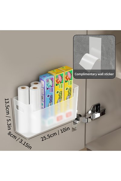 Choice1 L Clear Wall-Mounted Office Cabinet with Door Storage Box, Fresh-Keep...